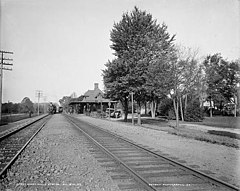 Short Hills station of the Delaware, Lackawanna and Western Railroad, c. 1895 Short Hills Station, D.L. & W. Ry. Digital ID- (digital file from original) det 4a07263 http- hdl.loc.gov loc.pnp det.4a07263.jpg