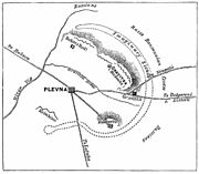 Siege of Pleven map