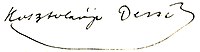 Signature of Kosztolányi.jpg