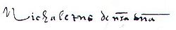 Signature of Nostradamus.jpg