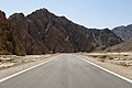 Sinai Desert, Egypt, Road through the desert landscape.jpg