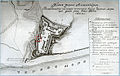 Plan de 1838 du fort d'Alexandria.