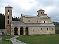 Le monastère de Sopoćani (XIIIe siècle, Serbie).