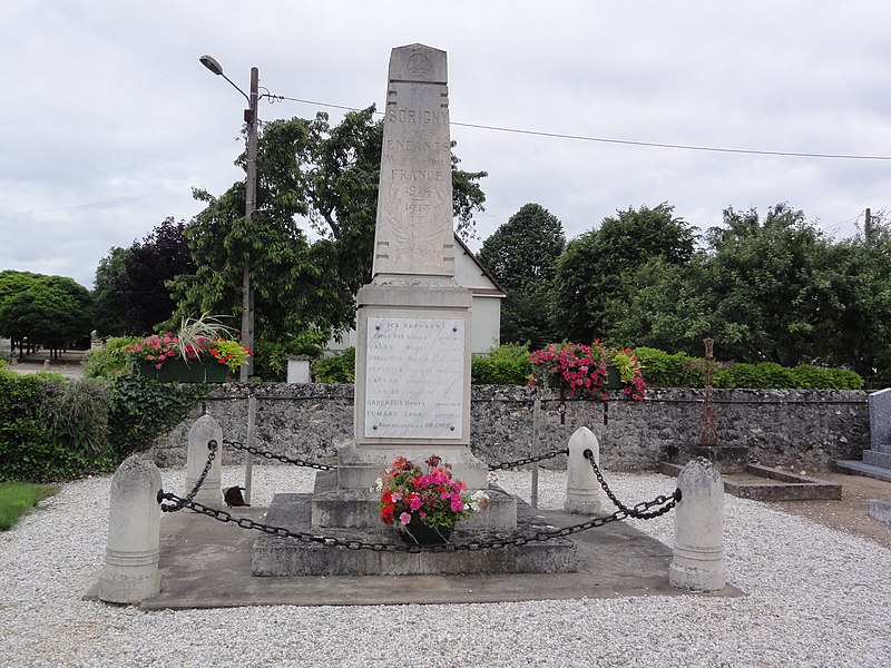File:Sorigny (Indre-et-Loire) Monument aux morts, tombe de guerre.JPG