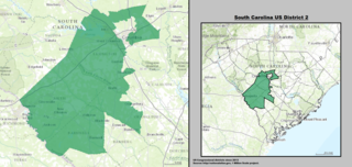 <span class="mw-page-title-main">South Carolina's 2nd congressional district</span> U.S. House district for South Carolina