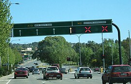 Southern expressway entrance, bedford pk.jpg