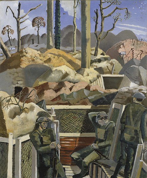 File:Spring in the Trenches, Ridge Wood, 1917 Art.IWMART1154.jpg