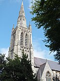 St. Peter's Church, Bournemouth, from Hinton Road..JPG