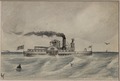 Steamer CHAMPION carried mail between Fortress Monroe and Newport News, Virginia