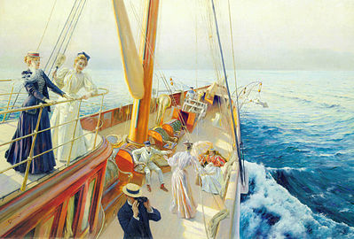 Yachting in the Mediterranean (1896), Richmond, musée des Beaux-Arts de Virginie.