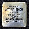 Stolperstein Lindenstraße 39 Arthur Bloch