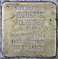 Henriette Wolfsohn, Brünnhildestraße 3, Berlin-Friedenau, Deutschland