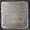 Stolperstein Courbièrestr 1 (Schön) Hans Asch.jpg