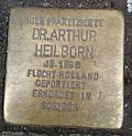 Stolperstein Dr. Arthur Heilborn