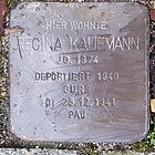 Stolperstein für Regina Kaufmann