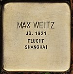 Pietra d'inciampo per Max Weitz (Kiel) .jpg