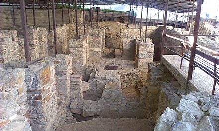 Ruins of the original Church of Saint Fifteen Tiveriopoulos Martyrs