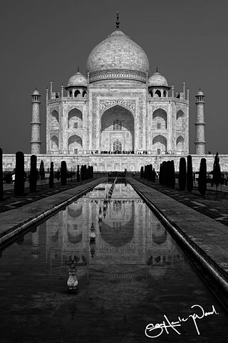 black taj mahal wallpaper