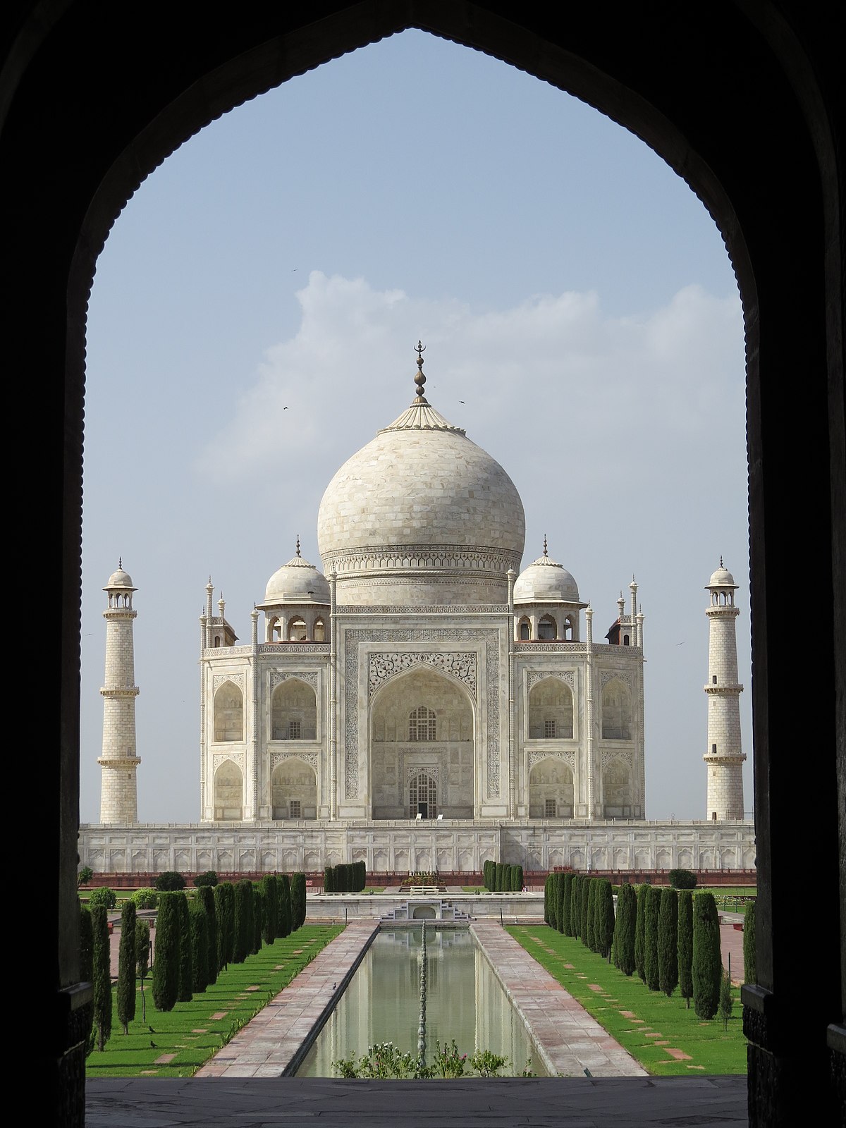 File:Taj Mahal under  - Wikimedia Commons