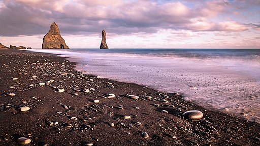 The Black Sand Beach Iceland Travel Photography (233485085)