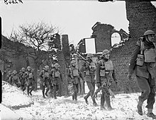 Men of 1st Battalion, Welsh Guards in Arras, France, 14 February 1940. The British Army in France 1940 F2548.jpg