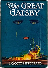 The Great Gatsby de F. Scott Fitzgerald, couverture de Francis Cugat, 1925