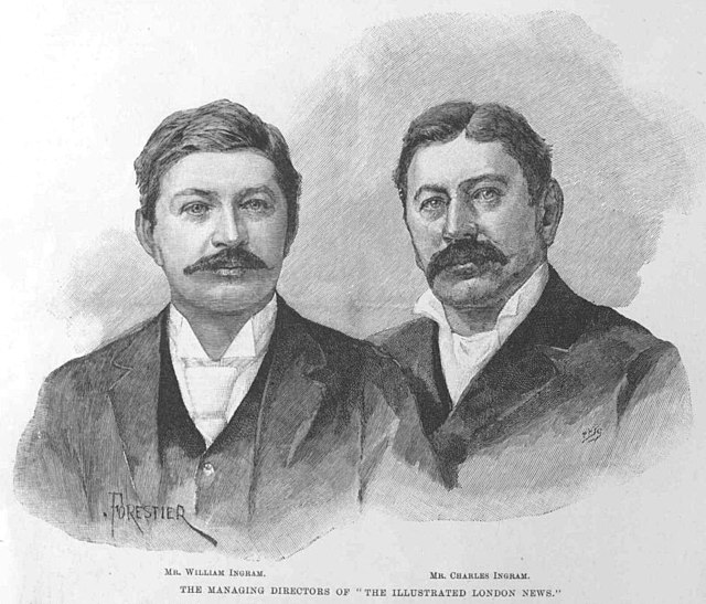 The managing directors of The Illustrated London News, Herbert's sons William and Charles