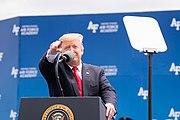 President Trump delivers the commencement address The United States Air Force Academy Graduation Ceremony (47968596632).jpg