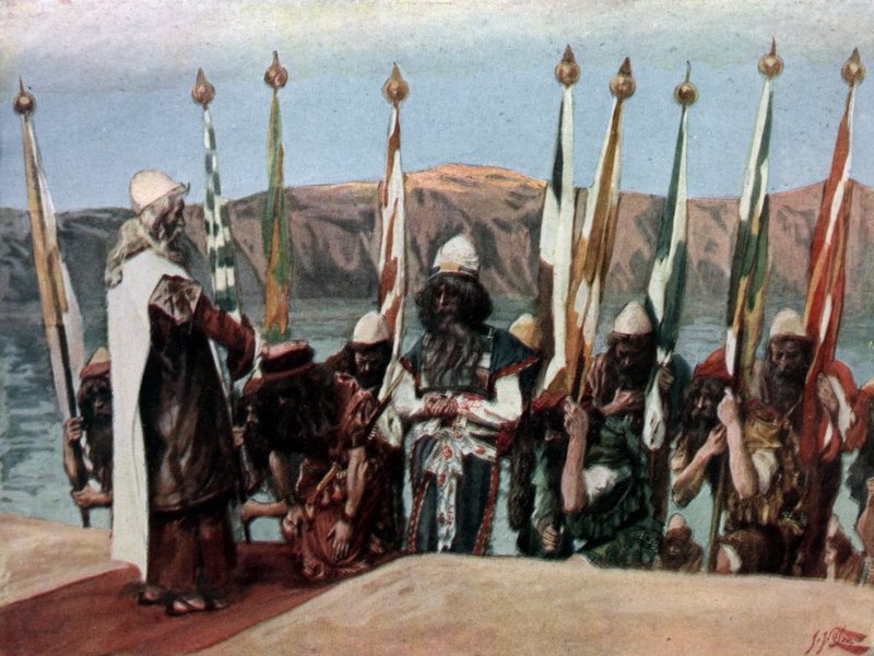 File:Tissot Moses Blesses Joshua Before the High Priest.jpg