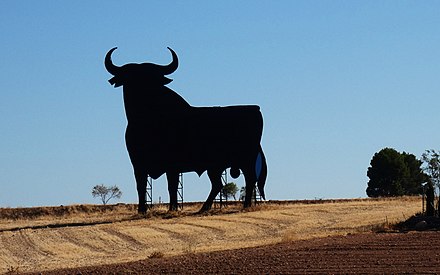 Osborne Bull in Manzanares, Ciudad Real