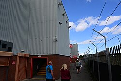 The concourse behind the East Stand at Sewell Group Craven Park, Kingston upon Hull.