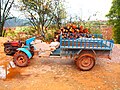 Tractor in a Miao Village, Yunnan