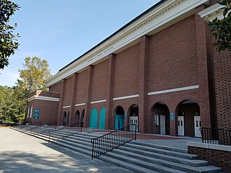 Front entrance to Trask Coliseum Trask Coliseum.jpg