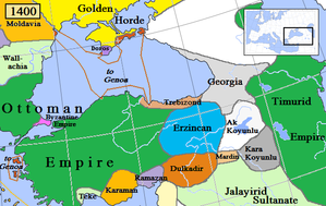 A reduced Trebizond with surrounding states by 1400 Trebizond1400.png