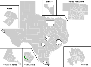 <span class="mw-page-title-main">Texas's 117th House of Representatives district</span> American legislative district