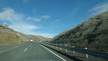 US 197 North out of Tygh Valley heads up a gulch Tyghgrade.jpg