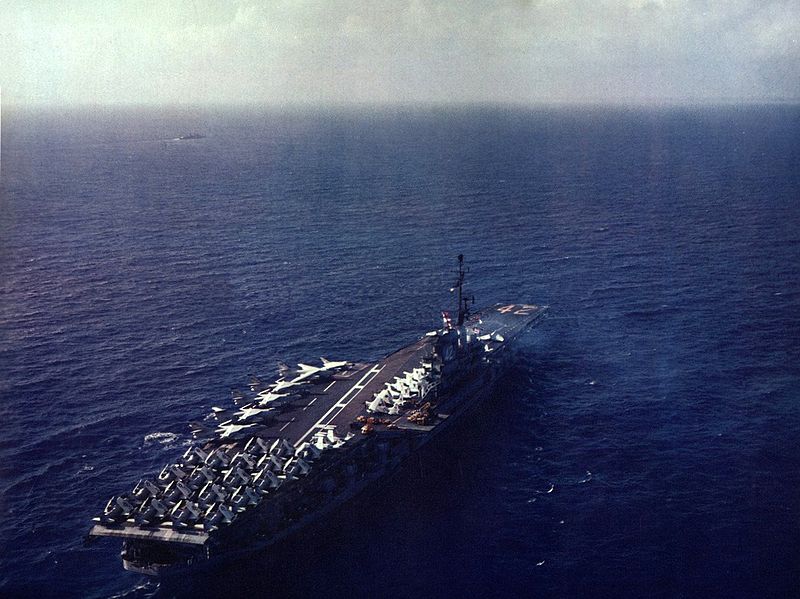 File:USS Franklin D. Roosevelt (CVA-42) underway c1957.jpg