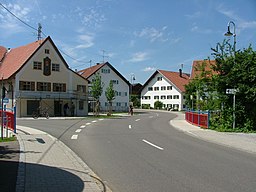 Kemptener Straße in Unterthingau