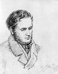 Václav Mánes na kresbě od Josefa Mánesa z r.1838