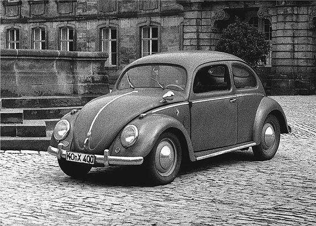 A 1951 Volkswagen Beetle