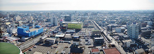 View of downtown Ōta