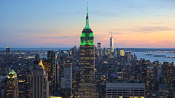 New York is home to the most populous city in the country, and ranks 7th among the states in density.