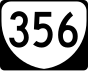 State Route 356 işaretçisi
