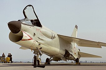 F-8 Crusader - look at him! He's just a happy lil guy!