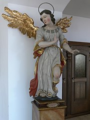 Archangel Gabriel in the church of St. Magnus in Waldburg