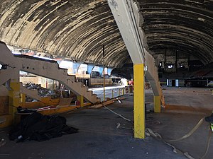 View inside the arena looking north in 2015
