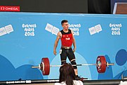 Deutsch: Gewichtheben bei den Olympischen Jugendspielen 2018; Tag 2, 10. Oktober 2018; Jungen 62 kg English: Weightlifting at the 2018 Summer Youth Olympics at 8 October 2018 – Boys' 62 kg