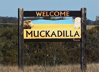 <span class="mw-page-title-main">Muckadilla, Queensland</span> Suburb of Maranoa Region, Queensland, Australia