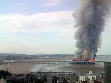 Großfeuer auf der Seebrücke (2008)