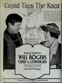 Will Rogers in Cupid the Cowpuncher by Clarence Badger Film Daily 1920.png